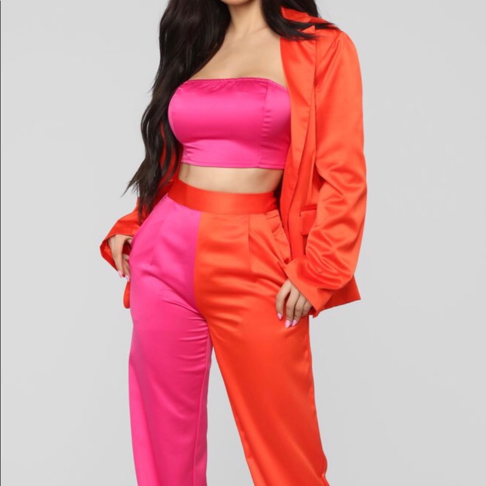 3 PIECE SATIN OUTFIT